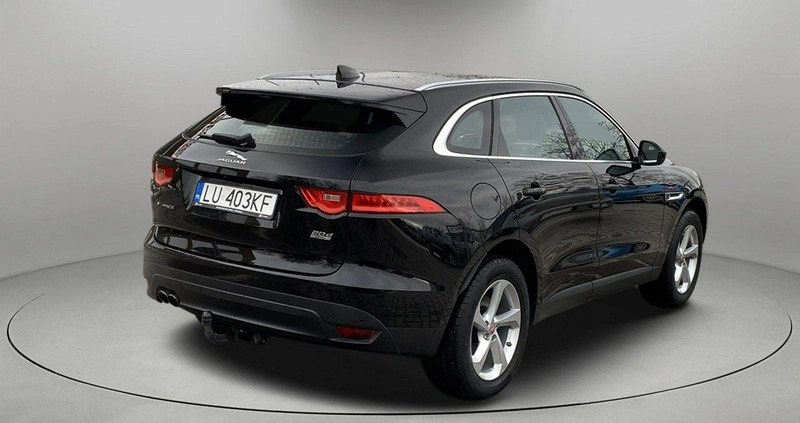 Jaguar F-Pace cena 144900 przebieg: 77000, rok produkcji 2019 z Łazy małe 301